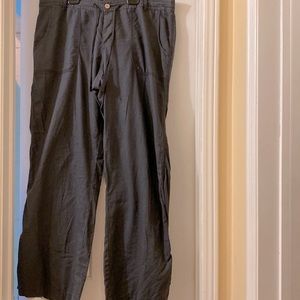 3 for $30.  Linen cotton blend wide leg pants with front and back pockets